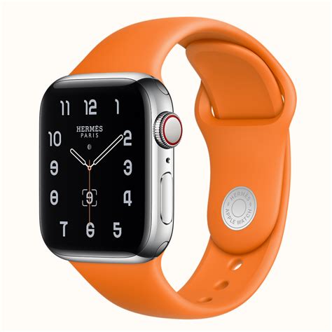 hermes orange apple watch band|hermes apple watch band cost.